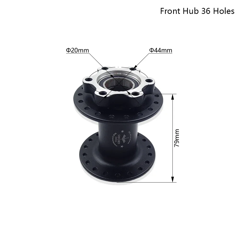 OTOM 36 Holes Front Rear Wheel Hub with Bearing Oil Seals for SURRON Sur-Ron S/X Light Bee Original Motorcycle Accessories