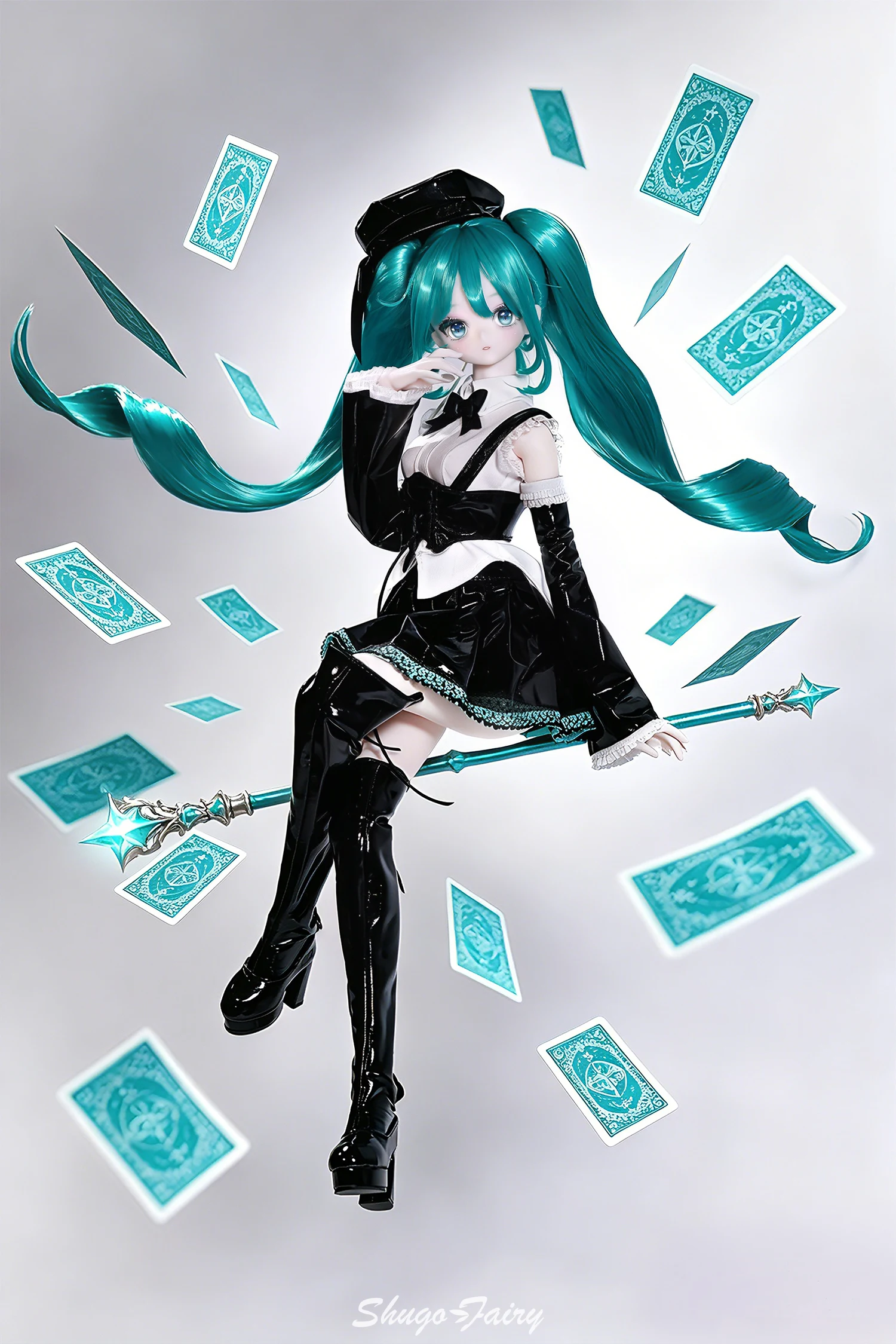 BJD Doll 1/4 Triley B ShugaFairy Fullset Anime Inspired Collectible Gothic Lolita Resin Ball Jointed Doll Handmade Faceup