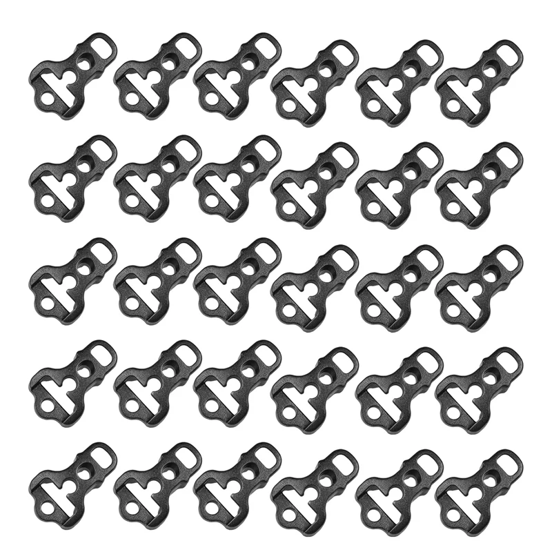 30Pcs Camping Awning Guy Line Awning Cord Rope Tensioner Backpack Equipment Accessories