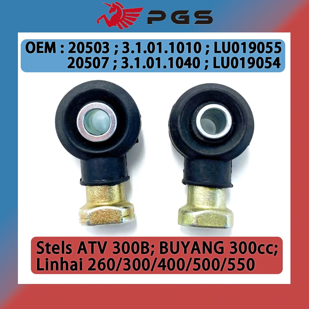 

Ball Joint Tie Rod End A and B For Linhai 260/300 Linhai Code 20503 20507 A and B each 3.1.01.1010 LU019055 3.1.01.1040 LU019054