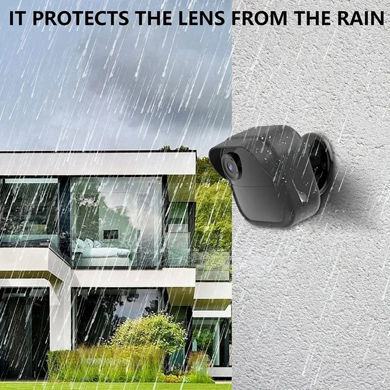 2PCS Silicone Protective Case For Blink Outdoor 4 Security Camera Cover Weatherproof Weather-Resistant Cover Case