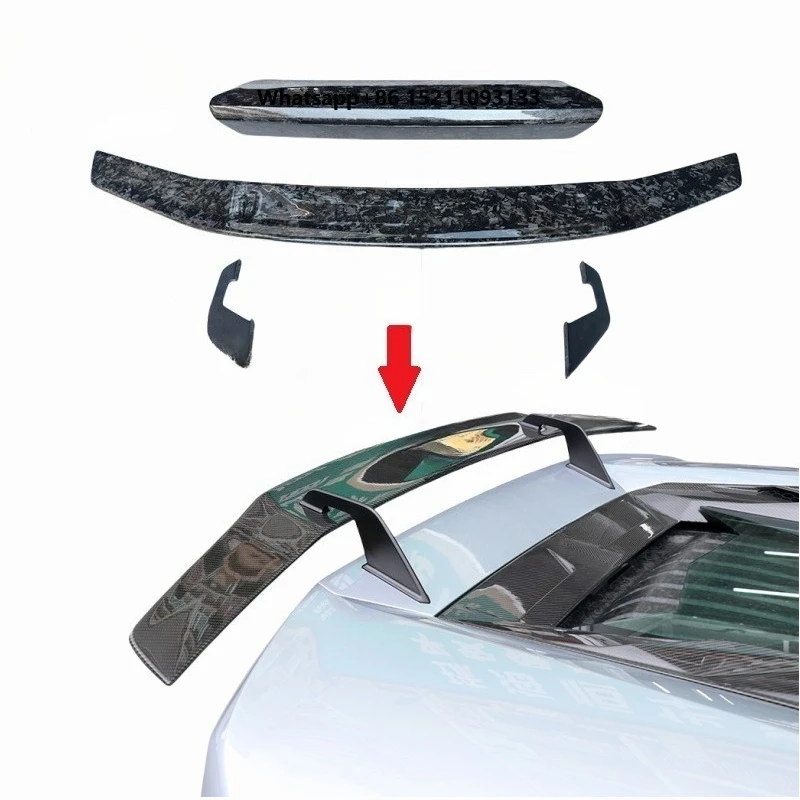 Forged Carbon Fiber Lp580 Lp610 Vors Style Rear Wing Spoiler for Huracan