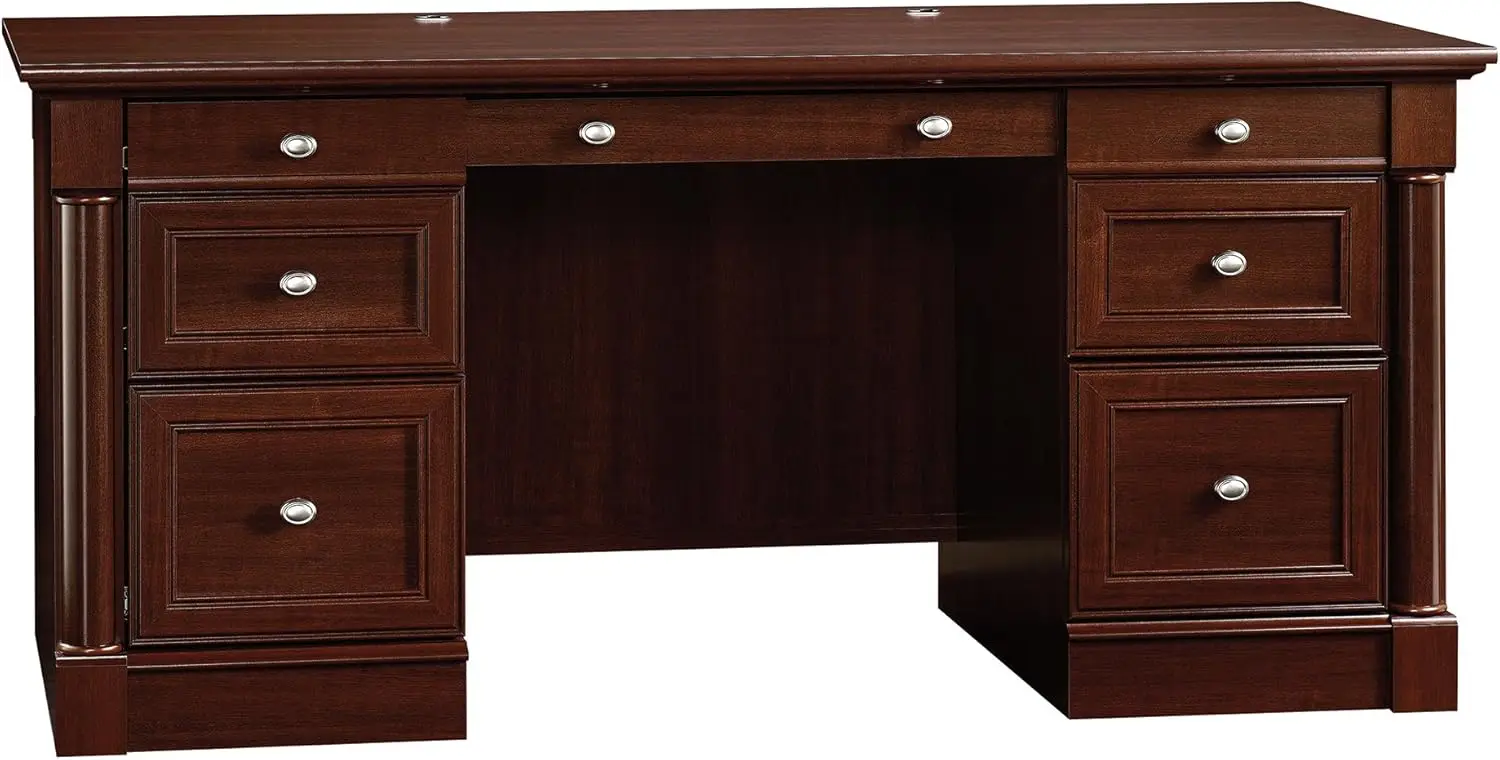 

Palladia Executive Desk, L: 65.12" x W: 29.53" x H: 29.61", Select Cherry