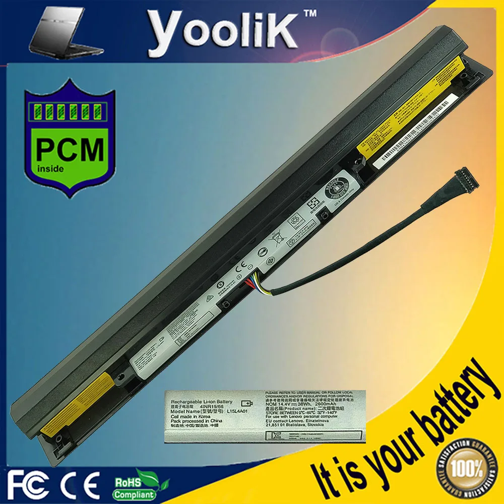 L15L4A01 L15S4A01 Battery For Lenovo Ideapad V4400 300-14IBR 300-15IBR 300-15ISK 100-14IBD 300-13ISK L15M4A01 L15S4E01