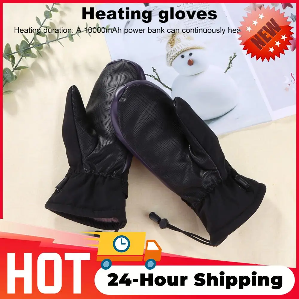 

Перчатки с электрическим подогревом и зарядкой через USB, водонепроницаемые, 3-ступенчатые, с подогревом для рук, перчатки с зарядкой через USB, перчатки с подогревом для пеших прогулок, езды на велосипеде