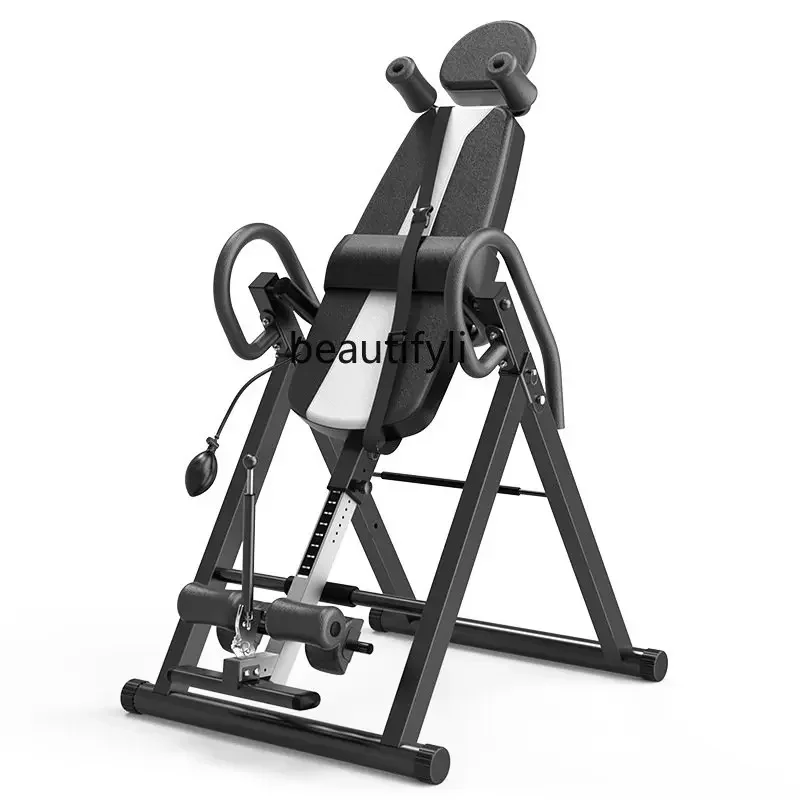 

lt Inverted Artifact Fitness Equipment Inversion Table Sit-Ups Aid Upside down Crane Inversion Table