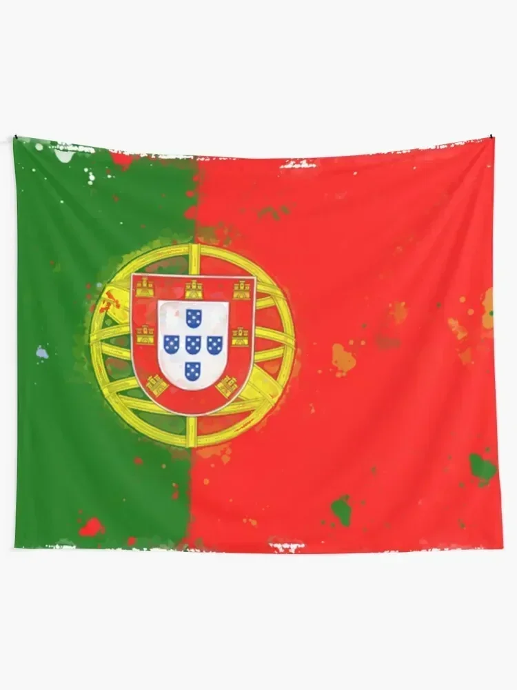 Portugal Grunge Flag Tapestry Home Decorators Room Decoration Accessories Nordic Home Decor Tapestry