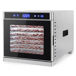 8 Layers Stainless Steel Household Use Vegetables Fruit Food Dehydrating Dryer Food Dehydrator Multifunctional Drying Machine