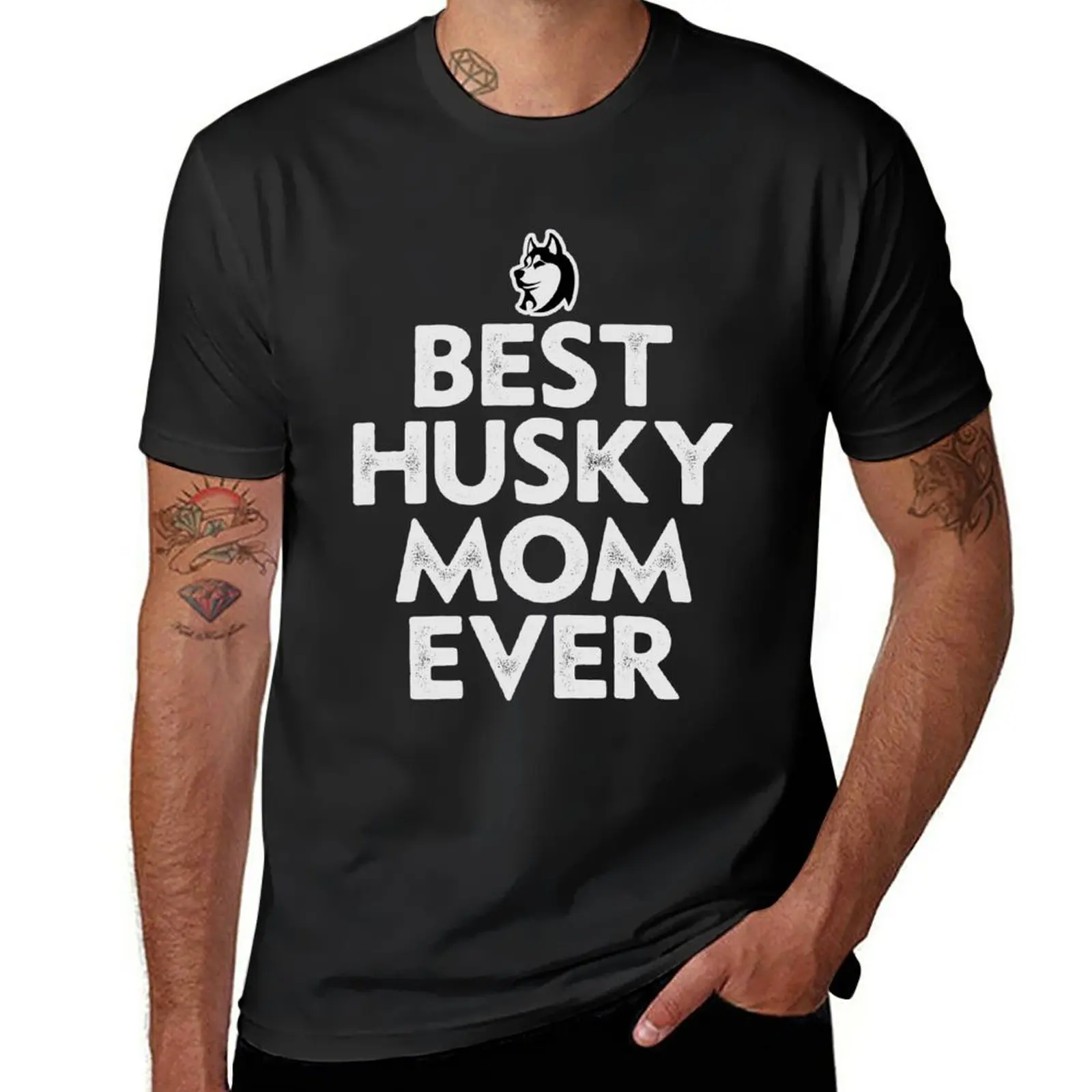 

New Best husky mom ever T-Shirt t shirt man plus size t shirts t-shirts man vintage clothes mens plain t shirts