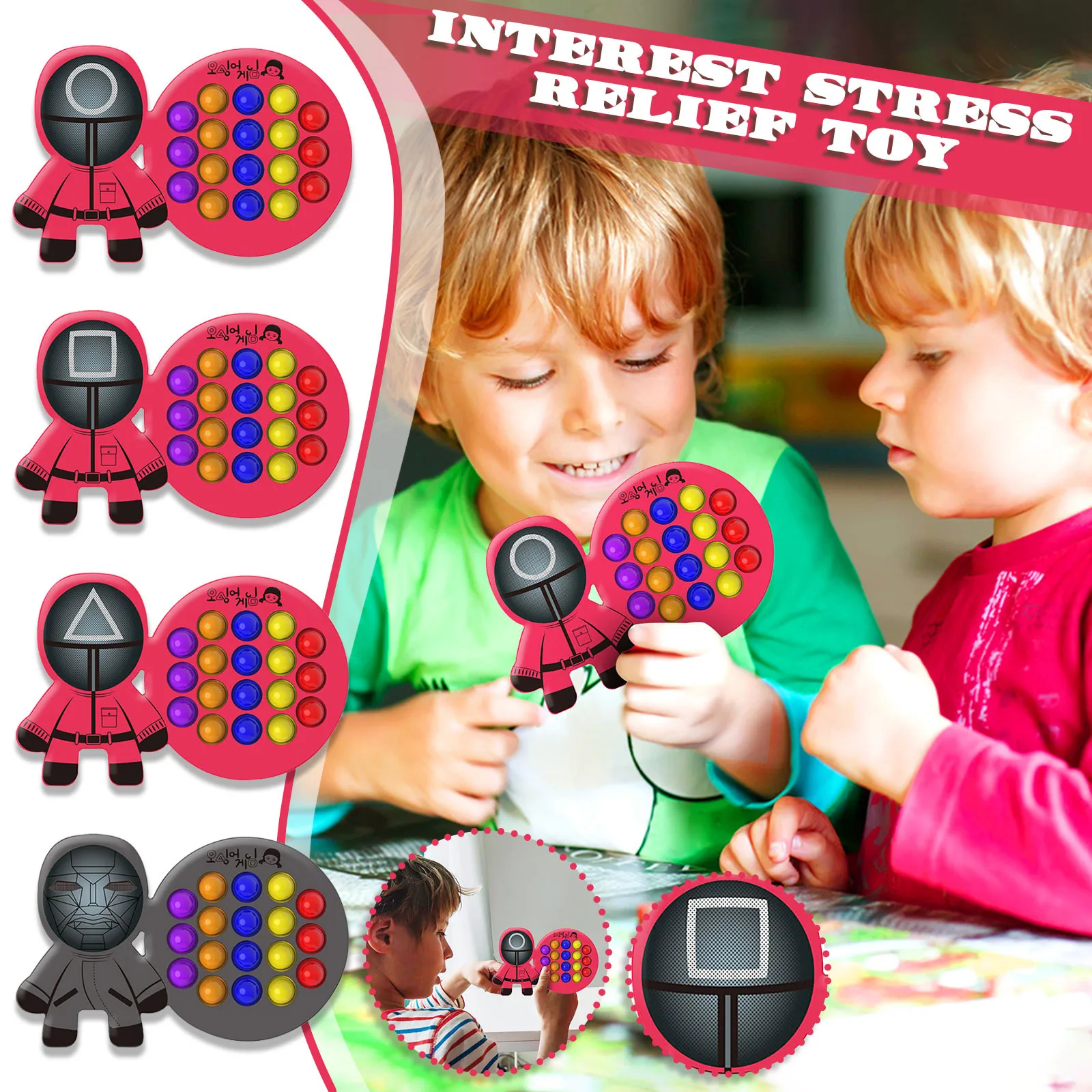 Push Toy,Bubble Sen… - image