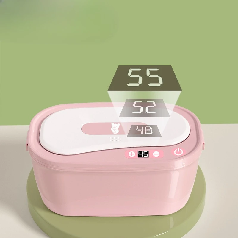 Baby Wipes Warmer Constant Temperature Heating Box Warm Storage Large Capacity Portable Moisture Lock Anti Bacterial Safe