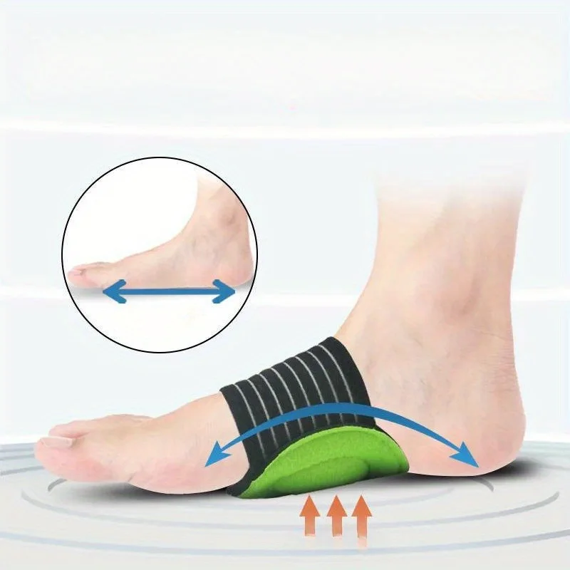 Arch Support Insoles for Flat Feet - High Arch & Plantar Fasciitis Relief, Cushioned Foot Cradle (1 Pair)