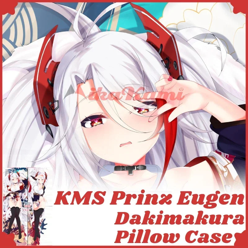 KMS Prinz Eugen Dakimakura Azur Lane Game Sexy Pillowcase Full Body HuggingPillow Case Otaku Cushion Cover Bedding Home Decor