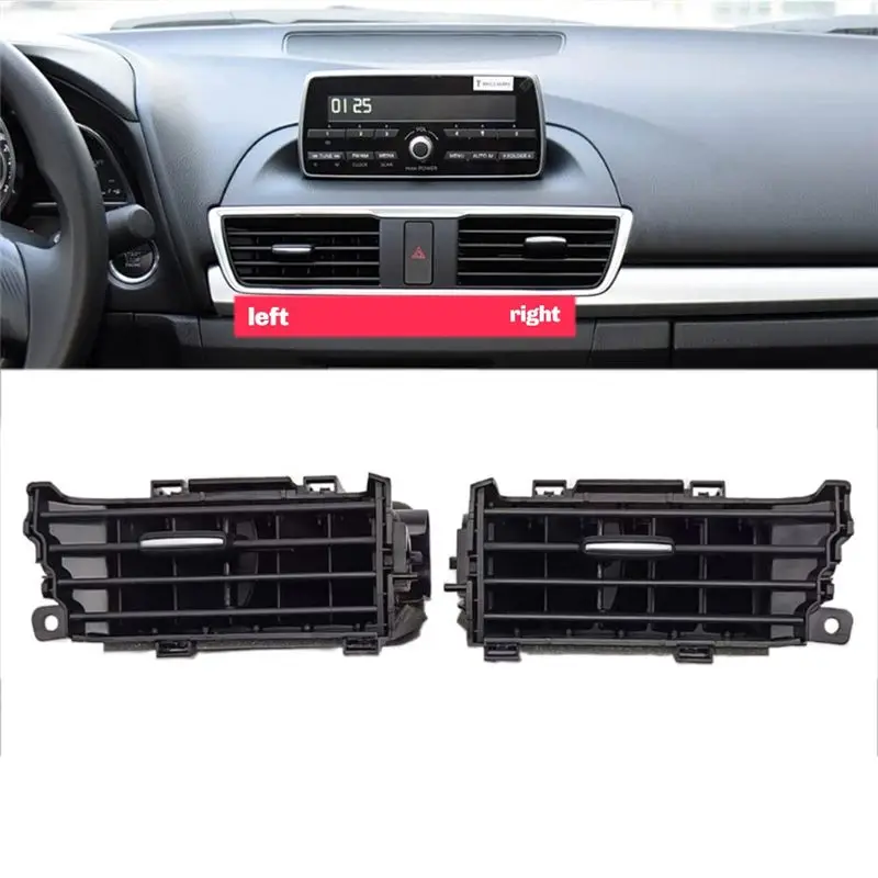 AEF2-Car Central Air Conditioning Air Outlet Assembly Air Vent Grille For Mazda 3 BM BN 2013-2018