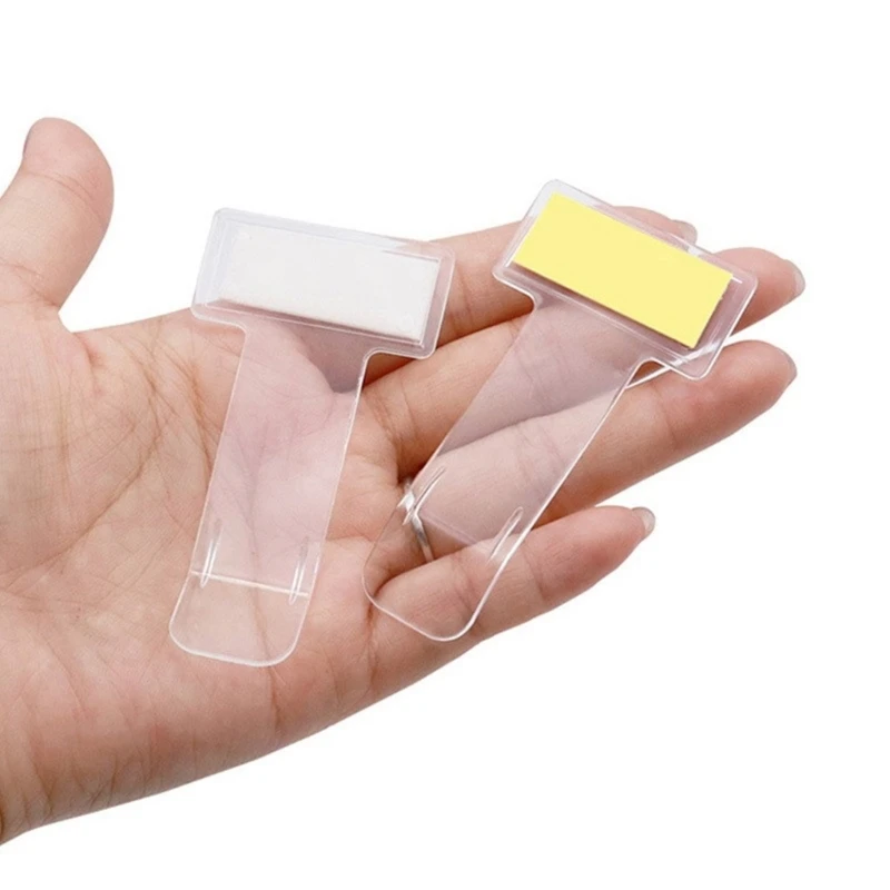 6Pcs Car Clear Invoice Ticket Holder Car Windscreen Window Parking Permits Ticket Holder Clip Also for Refrigerator