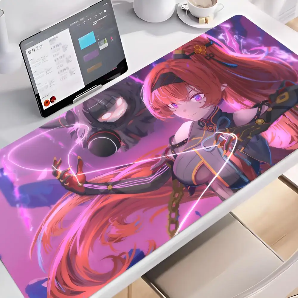 Wuthering Waves Yinlin Mouse Pad Anime game mause pads cs lol XXL Home HD Computer Desk Mats Carpet Gamer Office Laptop Soft Des