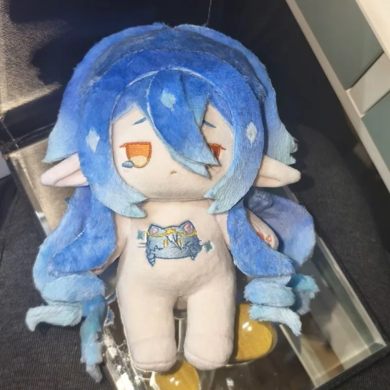20cm Anime Game Genshin Impact Layla Kawaii Cosplay Soft Cotton Doll Body With Skeleton Cartoon Dress Up Toy Figures Fans Gifts