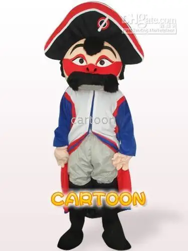 New Red Face Pirate Mascot Costume Halloween Christmas Dress Full Body Props Outfit Mascot Costume