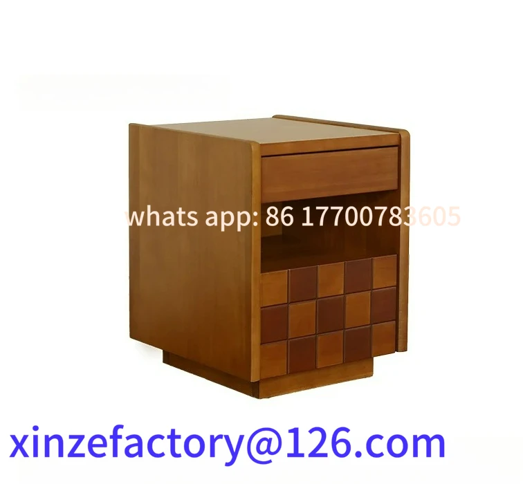 

Customizable HXL bedside table Bedroom storage Bedside table Extremely narrow locker Storage solid wood