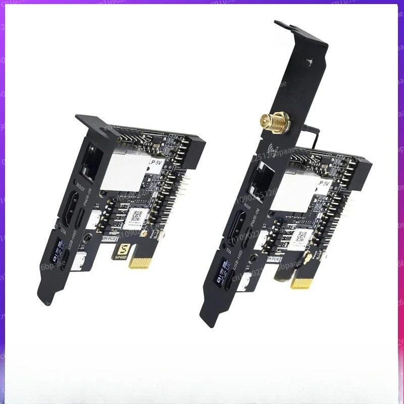 Servidor de mantenimiento y instalación de sobremesa con control remoto NanoKVM-PCIe RISC-VPiKVM