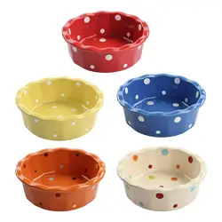 Ceramic Pet Feeder Pet Feeding Bowl Water Bowl Cat Bowl for Small Dog