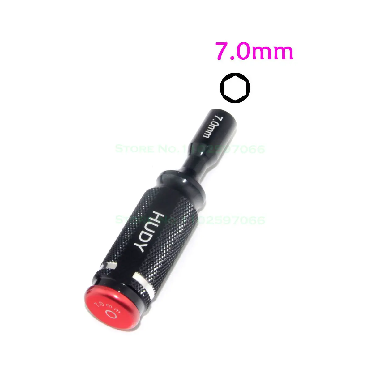 HUDY Hexagonal Head Nut Drivers 5.5mm 7.0mm Hex Screwdriver Repair Tool Kit for RC Quadcopter Helicopter Car Racing Drone Boat