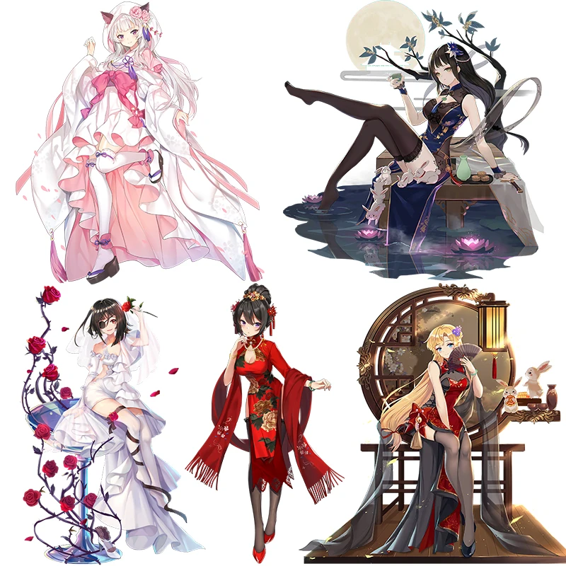 Three Ratels CN13 Covenant of light sexy Anime girls personalized car stickers PVC wall sticker