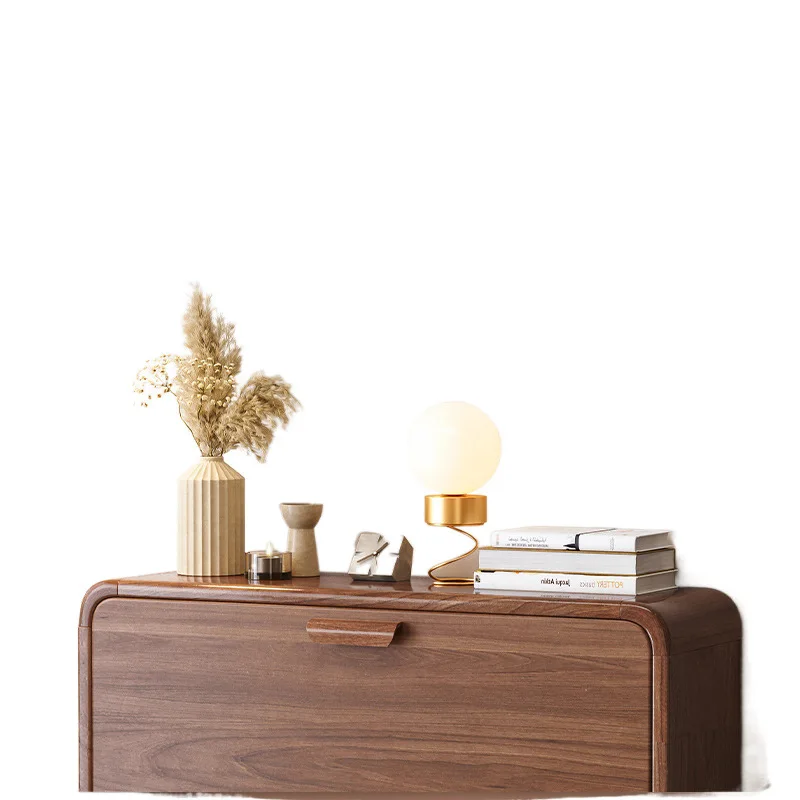 

Ultra-thin tipping bucket shoe cabinet household entrance entrance solid wood storage space-saving small apartment