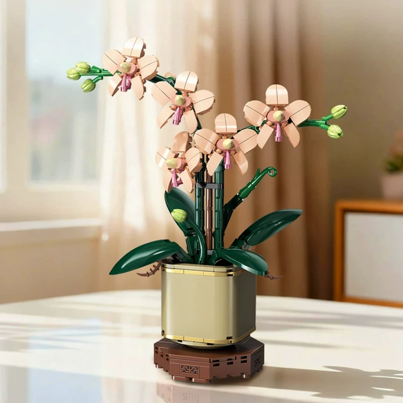Ensemble de Construction de Fleurs de Panda pour Adultes, Amis des Plantes, bonsaï, Cadeaux de fête pour Enfants, Cadeau Noel - Jeux - Jouets