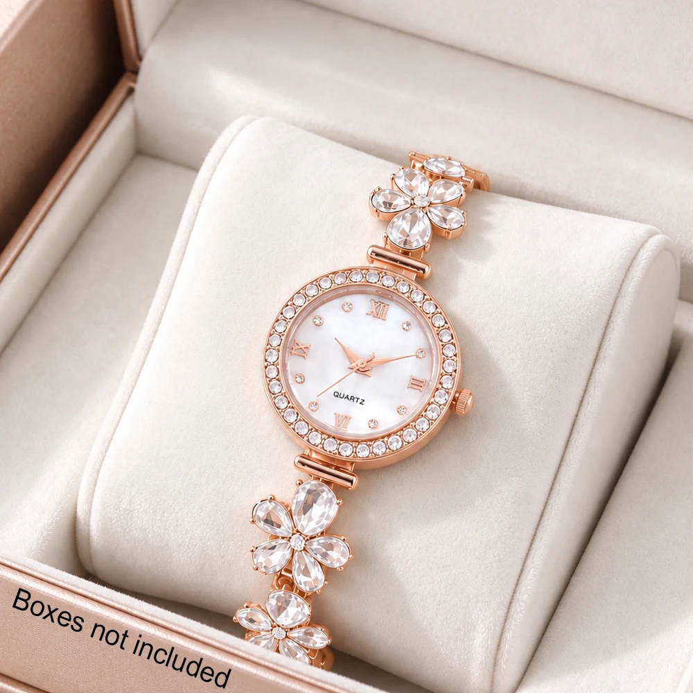 1Pc New Elegant Luxury Women's Watch Suitable for Daily Wear, Attending Parties, and Other Occasions, Perfect as a Gift for Family and Friends on Birthdays, Mother's Day, and Other Holidays (Package Box Not Included)