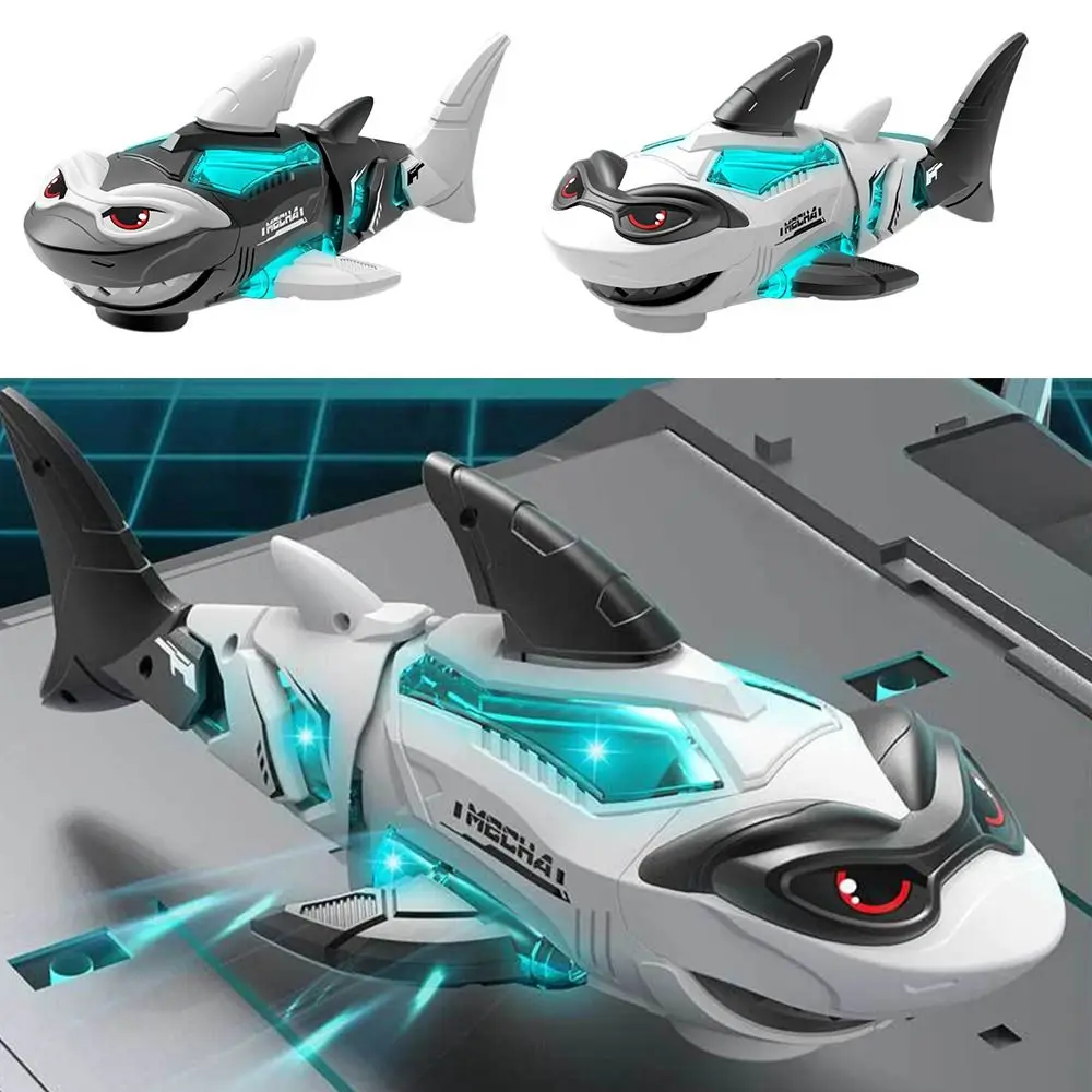 

Swinging Electric Shark Toys With Music and Lighting Shock Resistant Kids Toys Drop Resistant Kids Interactive Cognitive Toys