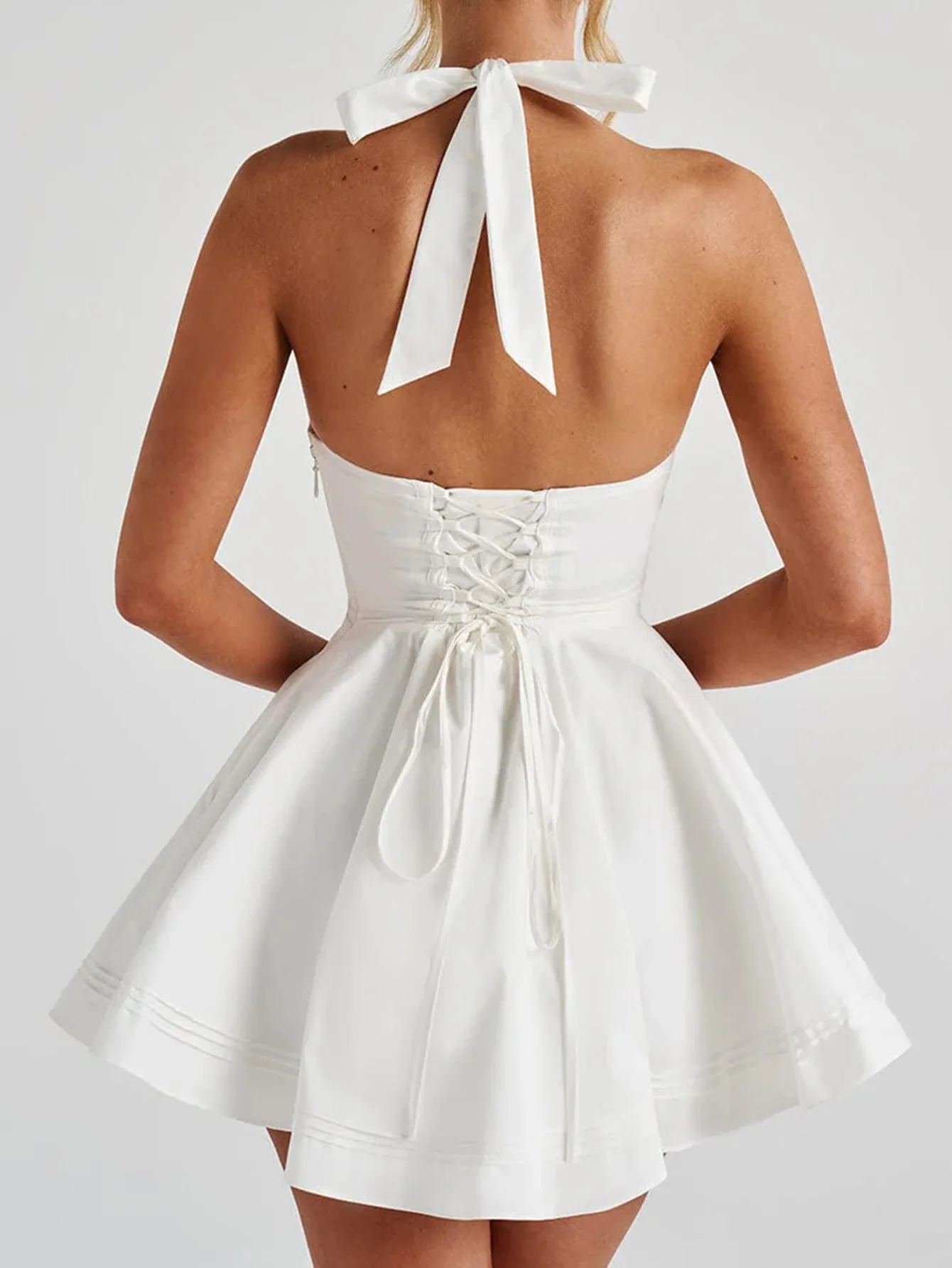 

Elegant Off-Shoulder Evening Gown with Pleated Skirt Women's Formal Dress