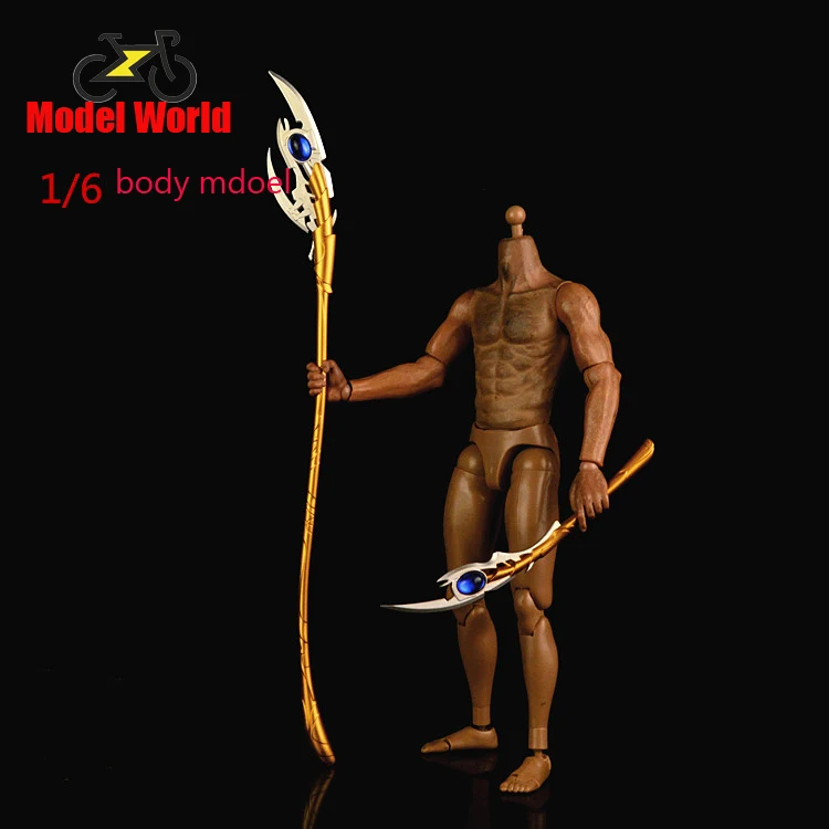 1/6 Scale male female accessories weapon model staff toys fit 12inch action figure body model