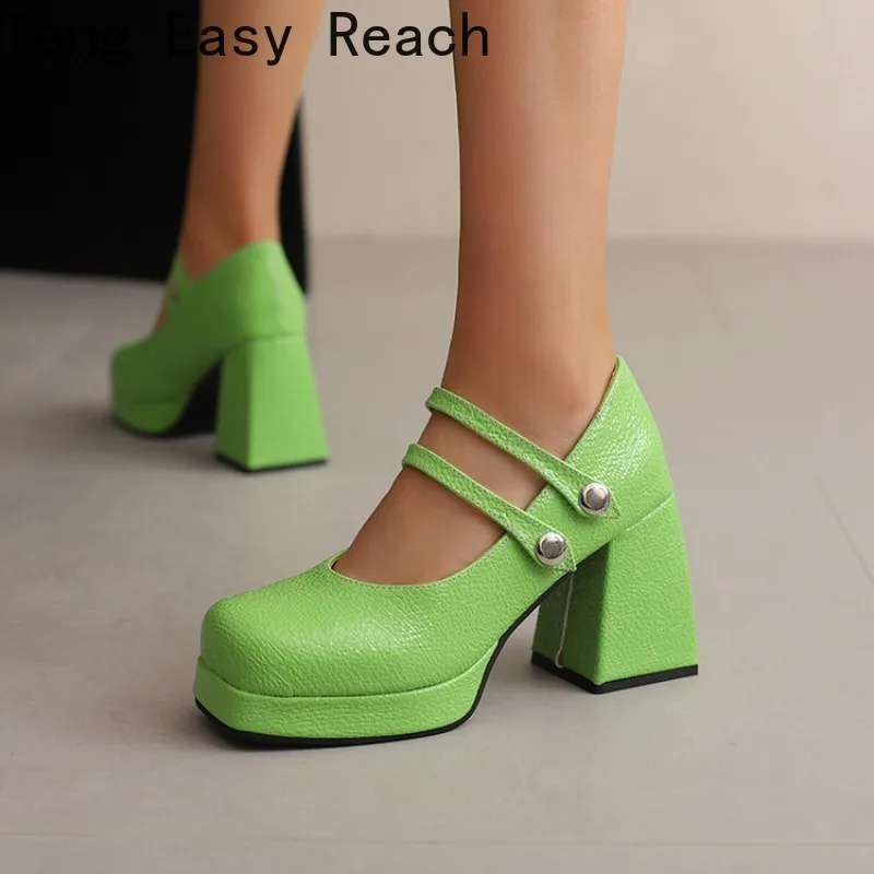 

Spring 2026 New Women's High Heels Candy Colored Women's High Heels Square Heel Fashionable Sexy Sandals