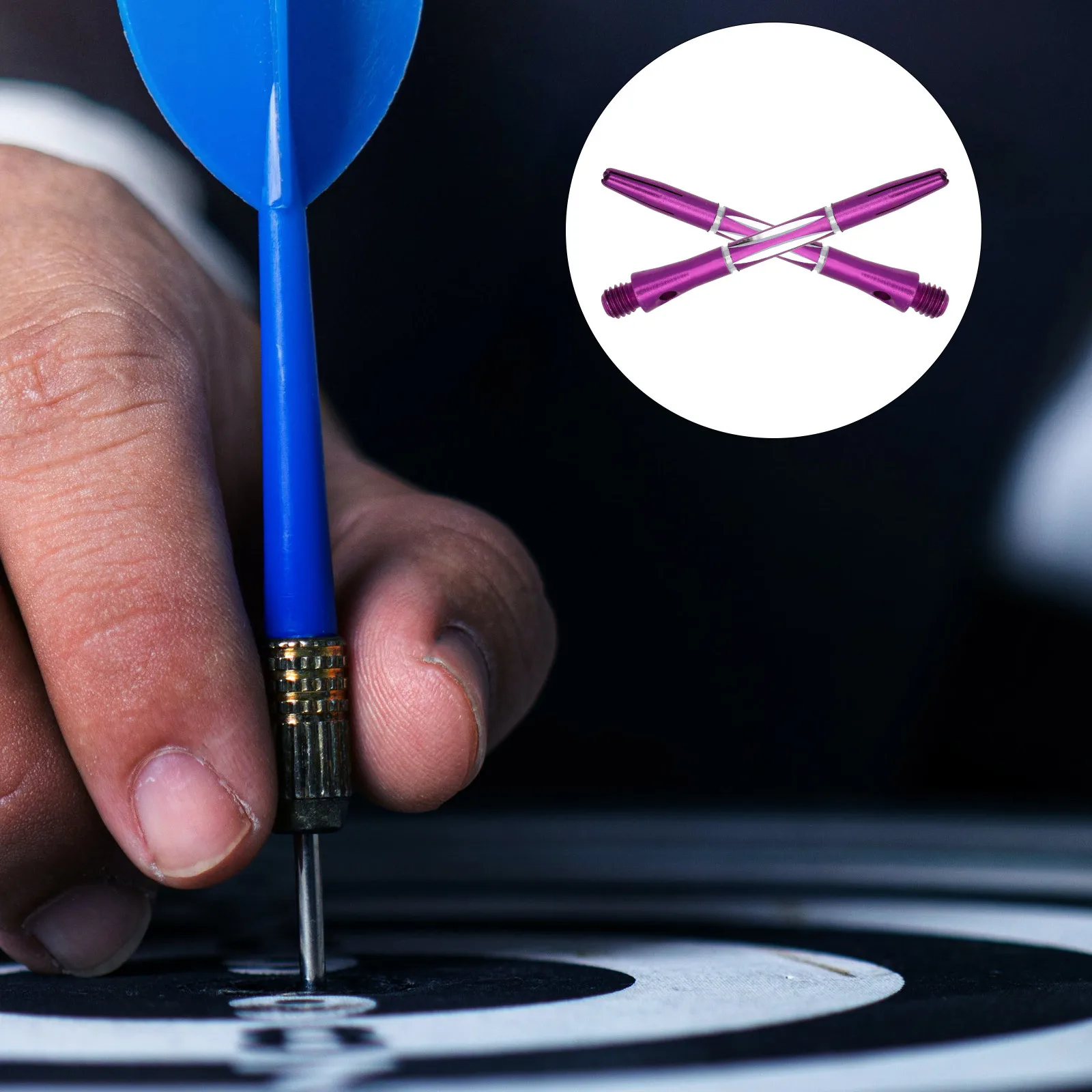 

6pcs Aluminum Alloy Dart Shafts Replacement Metal Thread Stems For Outdoor Throwing Game Accessories Shaft Supplies