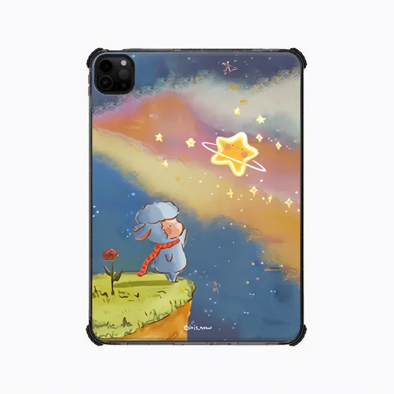 Christmas Lamb Acrylic Protective IPad Case Cover for 10.9inch IPad Air 4 5 6 11inch 12.9inch IPad Pro 2020 2021 2022 2024