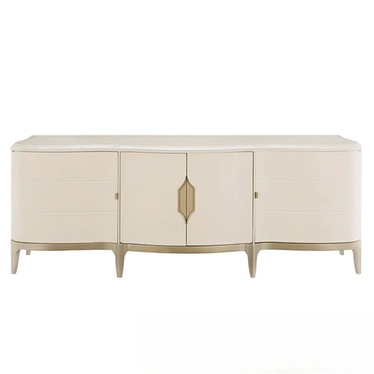 

Simple light luxury fashion high-end Meike living room solid wood TV cabinet