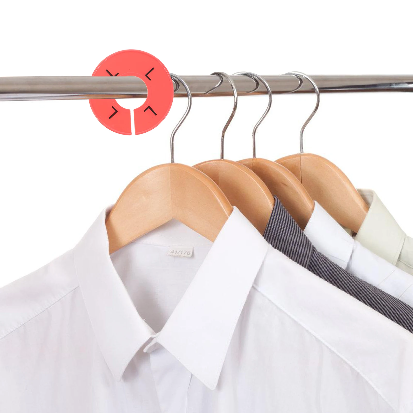 

20pcs Size Hanger Closet For Shelves Plastic Clothes Shelf Dividers Closet Supplies Hanger Separators Xl Clothes Dividers