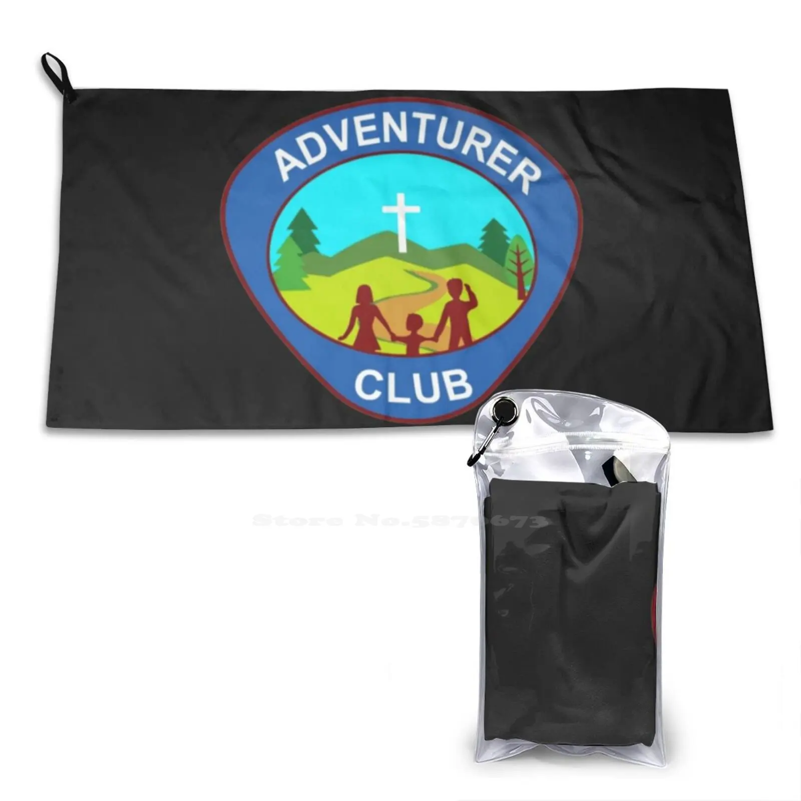 Adventurer Club Seventh Day Adventist Logo Beach Towels Quick-Drying Sports Towels Adventurer Club Adventurer Logo Seventh Day