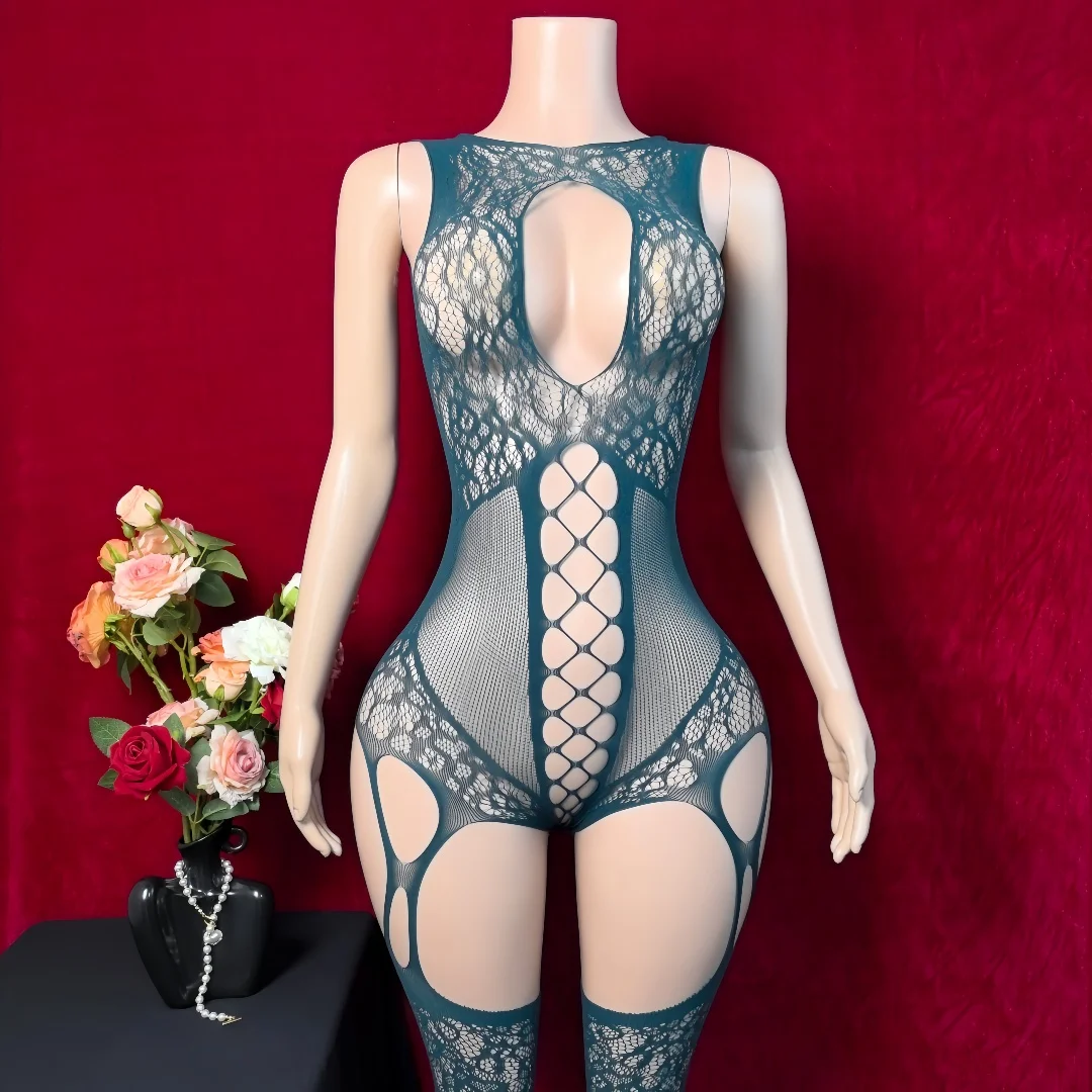 حار ملابس خاصة النساء مثير الملابس الداخلية الإباحية ارتداءها شبكة طقم داخلي للجسم Catsuit الزفاف ليلة الدمى Trajes الأرداف التفاف