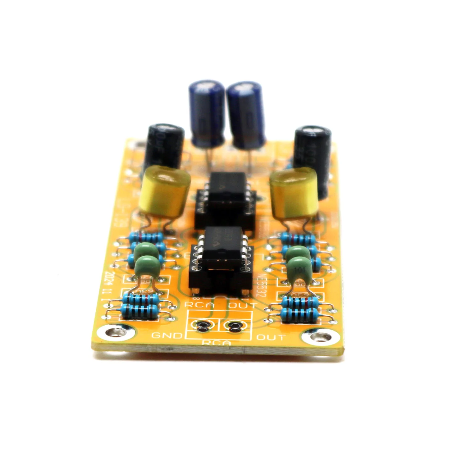 Balanced XLR to Unbalanced Single-ended RCA Preamplifier NE5532 Dual OP AMP Circuit Preamp Board Low Distortion for AD826 AD827