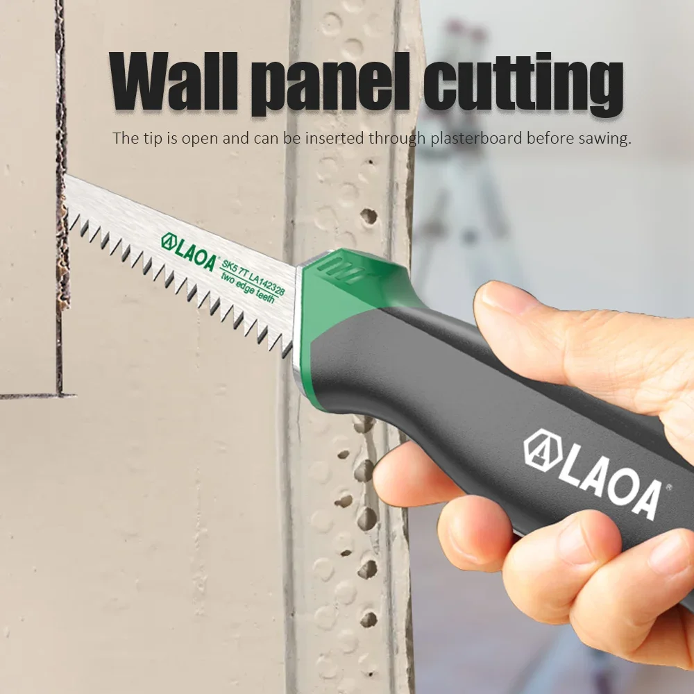 LAOA 6inch Wall Panel Saw 7T Household Woodworking Saw Small handheld Manual Saw Saw