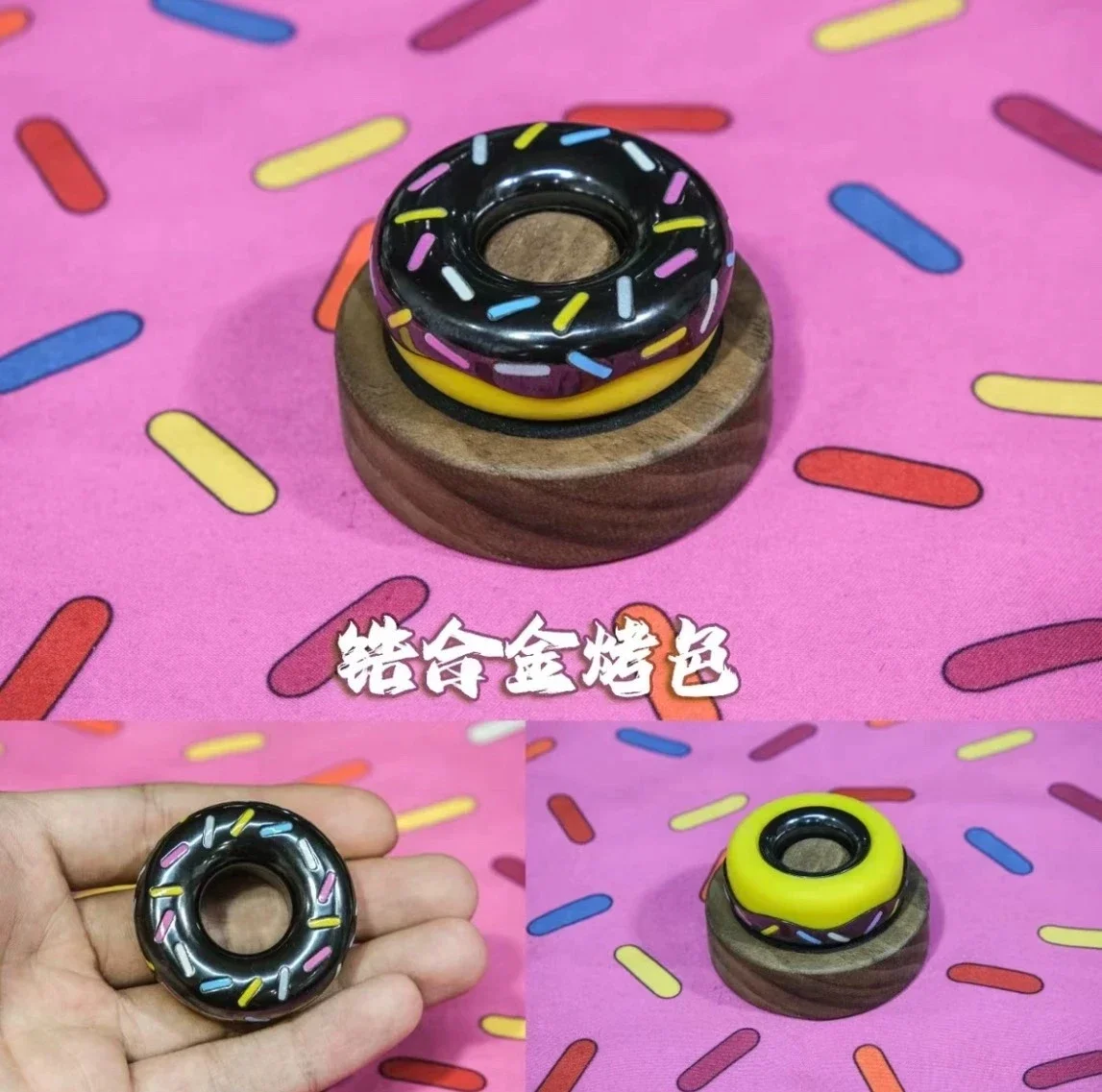 OS Donut Thorn Wheel Punch Coin Decompression Toy EDC