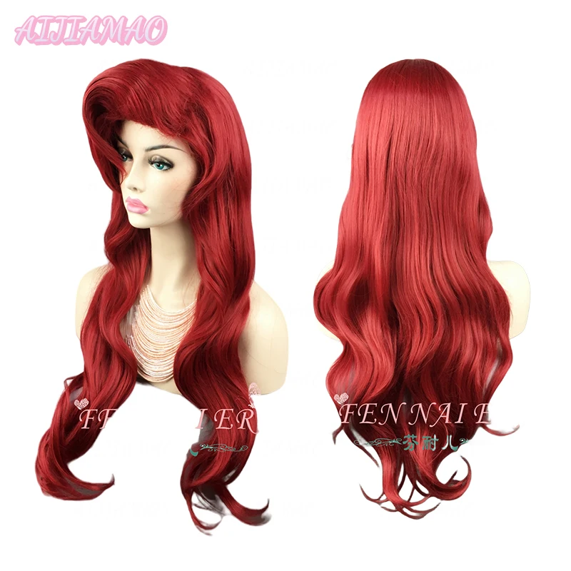 Ralph Breaks the Internet Cosplay Wig Princess Rapunzel Belle Aurora Merida Moana Cinderella Jasmine Ariel Snow White Hair Wigs