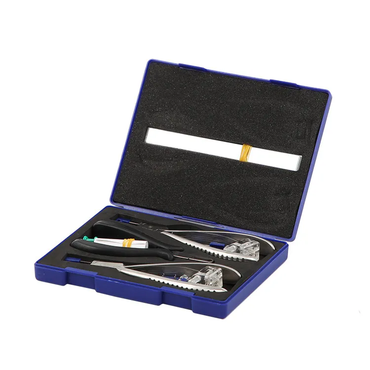 Rimless glasses Tool pliers set Plug installation and removal Cut with spring with accessories
