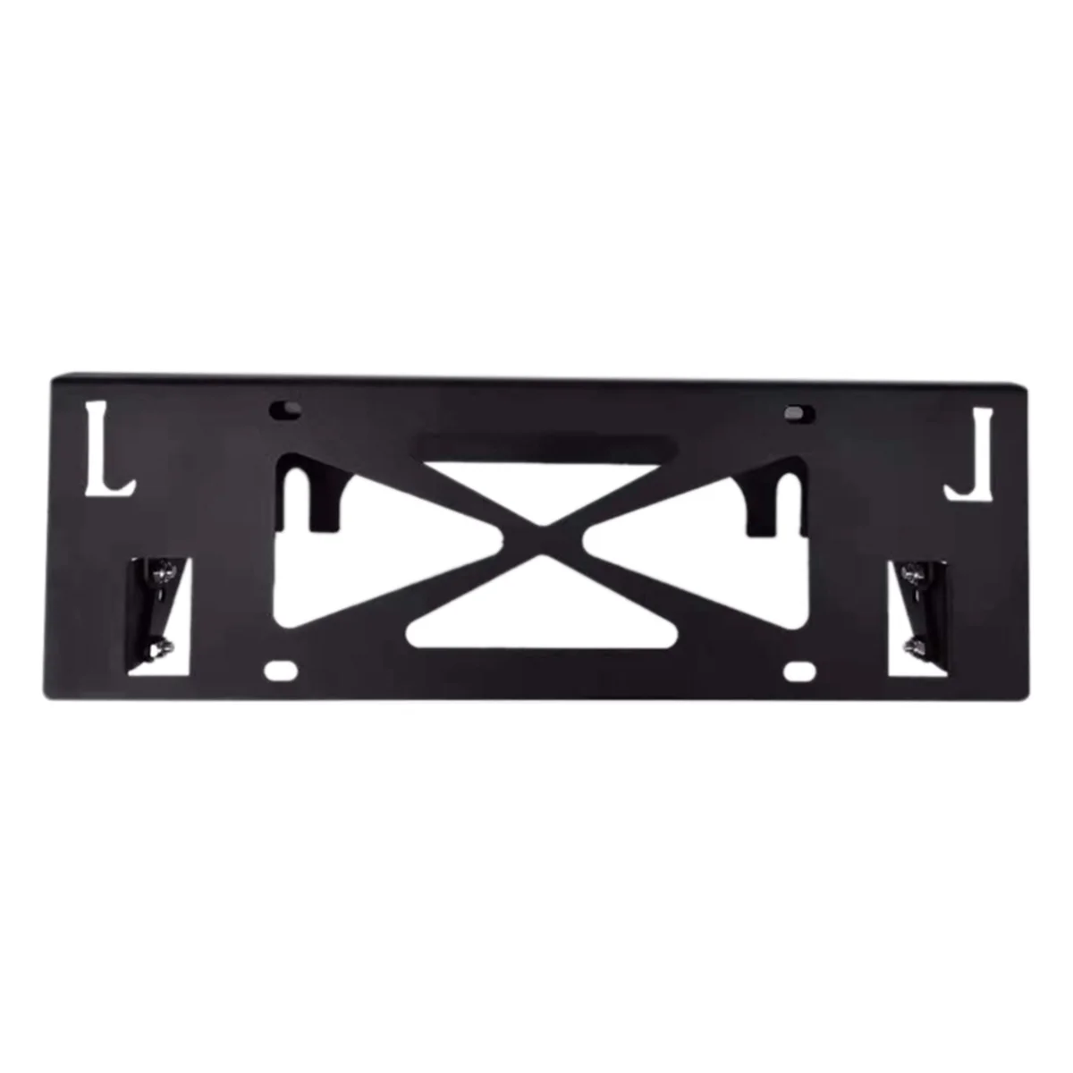 

For Jeep Wrangler Jk Jl Front License Plate Rack Move Up and Down with Loke License Plate Base