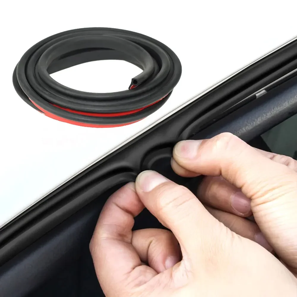 

2m Car Engine Cover Seal Edge Anti-dust Trim Soundproofing Seals Car Door Seal Strip P Type Rubber Weather Stripping Accessories