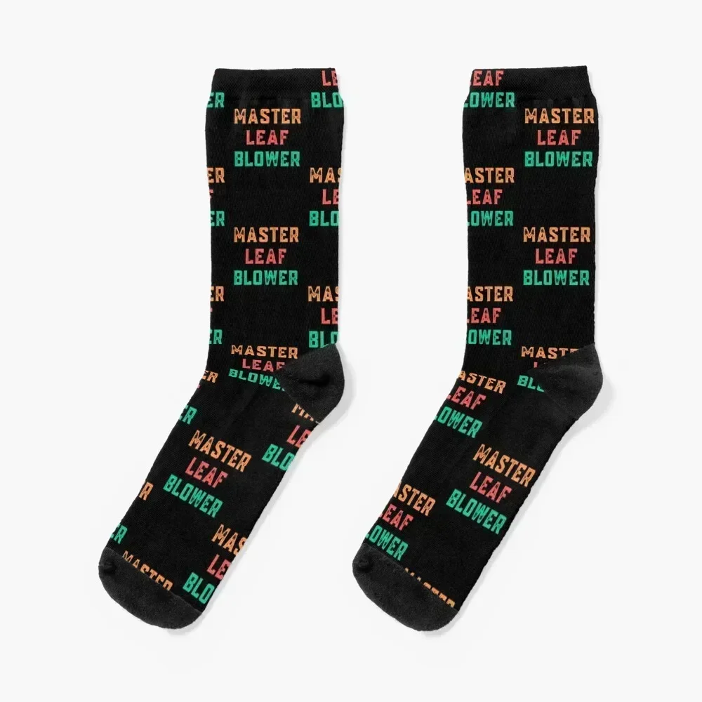 

Master Leaf Blower Funny Yard Work Gardening Socks with print cotton anime gifts Socks Women Men's