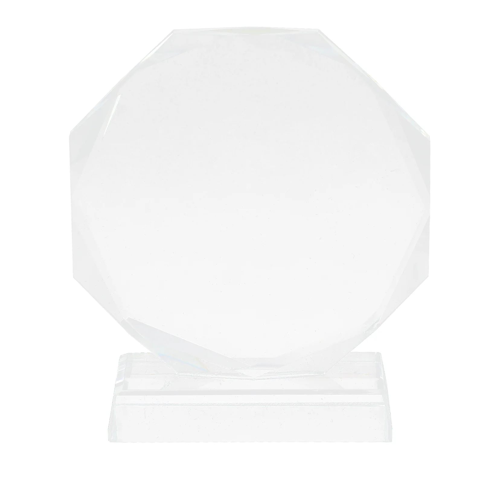 Award Plaque Crystal Trophy Decor Trophies for Adults Glass Transparent Custom Child