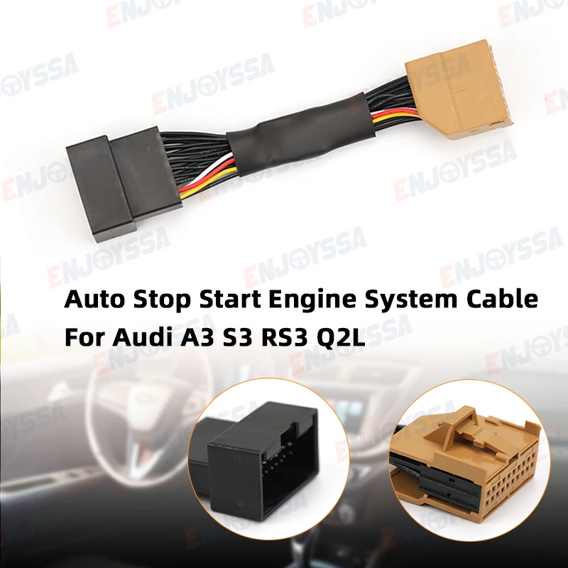 Automatic Stop Start Engine System Off Device Control Sensor Plug Stop Cancel Cable Adapter For Audi A3 S3 RS3 Q2L